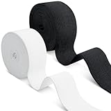 Romon Gummiband Breit Nähen, 40mm × 10m Gummibänder Nähen, 2 Stück...