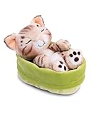 NICI Kuscheltier Katze Bengal 12cm schlafend im