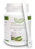 STEVIAGO Stevia Pulver (Steviosid) Extrakt aus 100% Stevia, davon min. 97%...