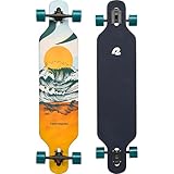Retrospec Rift Drop-Through-Longboard-Skateboard, komplettes kanadisches...