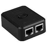 Netzwerkschalter Gigabit RJ45 Passiver Duplicator Switch Ethernet 2 Ports...