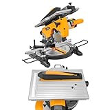 Hoteche 210MM Kappsäge Multifunktionssäge 1200W 4500RPM Kupfermotor...