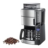 Russell Hobbs Kaffeemaschine mit Mahlwerk Glaskanne [Digitaler Timer,...