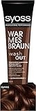 Syoss Wash Out Temporäre Haarfarbe Warmes Braun (150 ml), auswaschbare...