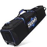 ZEEMO Golf-Reisetasche, Schwarz, Schwarz, L, High-End