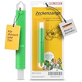 Dr. Schick Zeckenzange für Mensch und Tier - Zeckengreifer mit smartem...