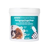 Emmi-pet Finger-Pads für Hunde & Katze, Einweg-Reinigungsfingerlinge für...