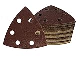 Delta-Schleifdreiecke │50 Stück │ 6-Loch │ 93 x 93 x 93 mm │ Korn...