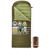 KingCamp Daunen Schlafsack Ultraleicht,Schlafsack Erwachsene Warm -3°C bis...
