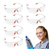 6 Stück Schutzbrille, Schutzbrille Arbeitsschutzbrille, Schutzbrillen,...