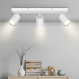 Kambo Weiß Strahler Deckenleuchte 3 Flammig LED - Schwenkbar...