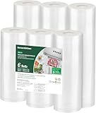 Bonsenkitchen Vakuumrollen 3 Rollen 28x600cm + 3 Rollen 20x600cm...