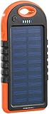 PEARL Solar Power: Solar-Powerbank mit Taschenlampe, 3.000 mAh, 2X USB, 1...