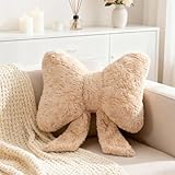 Jenshhch Auto Nackenkissen mit Schleife, Weichheit Auto Kopfstütze Kissen,...