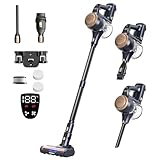 Proscenic P11 Lite, Elektrische Besen, Schwarz-Gold
