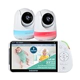 Babysense Babyphone mit Kamera und 5,5-Zoll 1080p Full HD Geteilte...