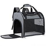 MAIYADUO Katzenrucksack mit Netzfenster - Faltbarer Haustierträger für...
