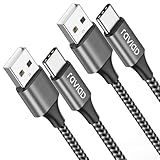 RAVIAD USB C Kabel [2Pack 2M] 3.1A Ladekabel USB C Schnellladekabel Nylon...
