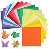 Origami-Papier, 240 Blatt, 20 leuchtende Farben, 15,2 cm, 80 g/m² buntes...