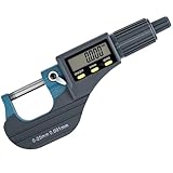 Mcbazel Mikrometer LCD Digitale Bügelmessschraube 0-25mm, 0.001mm...