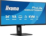 iiyama Prolite XCB3497WQSNP-B1 Curved 1500R 86.7cm 34 Zoll VA LED-Monitor...