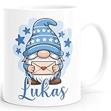 SpecialMe® Kindertasse Kunststoff Weihnachten Wichtel personalisierte...