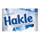 Hakle KLASSISCH Toilettenpapier– 24 Rollen, Die Sanfte Reinigung und...