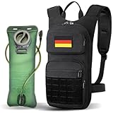 Jueachy Trinkrucksack mit 3L TPU Trinkblase: Skirucksack Fahrradrucksack...