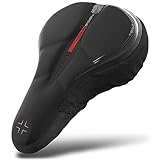WITTKOP Fahrradsitzkissen mit Gelkissen & Memory-Schaum I Ergonomischer...