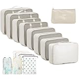GIBOHOM Koffer Organizer Set, 15 Stück Packing Cubes, Wasserdichte...