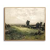 hyidecorart Vintage Leinwand Bilder mit Rahmen Holz, 20x25 cm Klein...