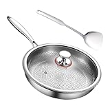 Titan-Pfanne – Bratpfanne, Bratpfanne | Antihaftpfanne mit Deckel und...