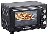 STEInBORG Mini Backofen 25 Liter | Pizza-Ofen | 3in1 Backofen |...