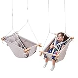 VEVOR Hängemattenschaukel aus Segeltuch, Babyschaukel mit 3 Modi für...