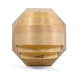 LaJa26 Sauna Lampenschirm Solo - FSC Espenholz - Stimmungsvolles Saunalicht...