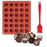 BCENG 30 X Pralinenform Silikon Antihaft Silikon-Backform mit BüRste für...