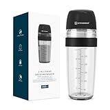 KITCHENDAO 2 in 1 Salat Dressingshaker mit Saftpresse, Ausgießer,...