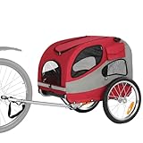 Fiximaster Hundeanhänger für Fahrrad, Fahrradanhänger für Hunde bis zu...