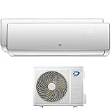 Inverter-Klimaanlage Dual Split Frozen R32 9000+9000 BTU DILOC Klasse...