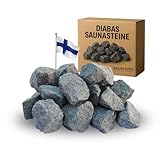 Doubleyou Geovlies & Baustoffe | Saunasteine Premium 10 kg | 80-120 mm...
