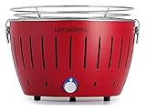 LotusGrill S Small Kompakt Feuerrot der raucharme Holzkohle-/Tischgrill...