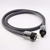 JJmooer 10awg Reines Kupfer mit Geschirmt HiFi-netzkabel, High-End...