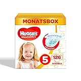 Huggies Ultra Comfort Babywindeln, Größe 5 (11-25 kg), 126 Stück...