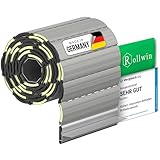 Rollwin ROLLADEN ALU Maxi 52 Grau Winkelendleiste Rolladenpanzer Aluminium...
