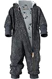 Fuchs & Kiwi Walkoverall Baby - Natur Schurwolle & Jersey Futter –...