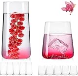 IMPERIAL Trinkgläser aus Glas Set 450ml & 550ml 12 Teilig Wassergläser...