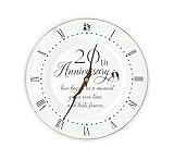 Treble Bee Keramikuhr zum 20. Jahrestag, elegante Uhr, Geschenke für...