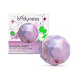 BODYNESS Bath Bomb Badeplanet - Badekugel in Planetenform, schimmernde...