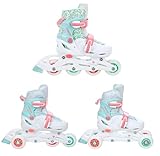CROXER 3in1 Inline Skates Triskates Rollschuhe Inliner für Kinder Mädchen...