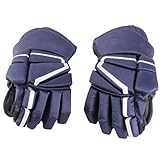 QWUUYEC Eishockey Handschuhe Für Erwachsene, Atmungsaktiv, 1 Paar Rot -...